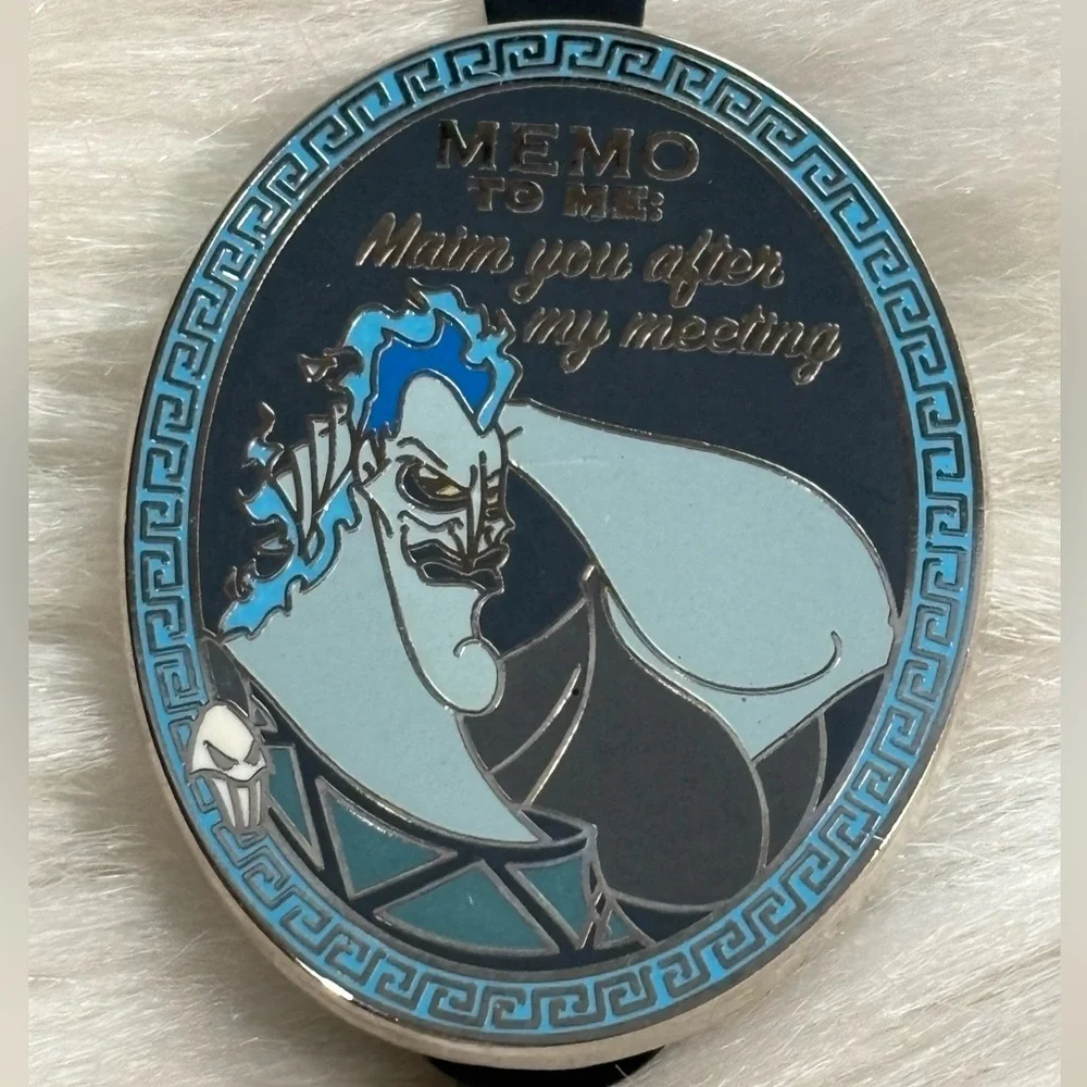 Disney Store 2019 Hercules Hades Memo To Me Maim You After My Meeting Pin